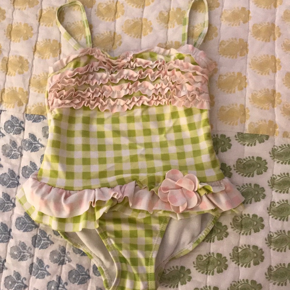 Hartstrings skirted one piece bathing suit.